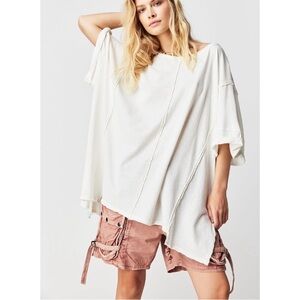 Free People Say La Vie tee